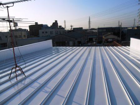 愛知県春日井市　屋根塗装・鉄部塗装　施工例